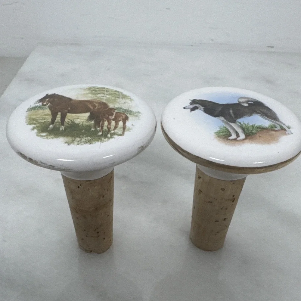 Tappi di Sughero e Ceramica 4 pezzi